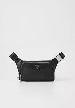 Поясная сумка SIENA FLAT BUMBAG ZIP AROUND Guess, черный
