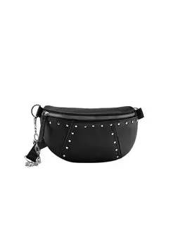 Поясная сумка Studded PULL&BEAR, черный