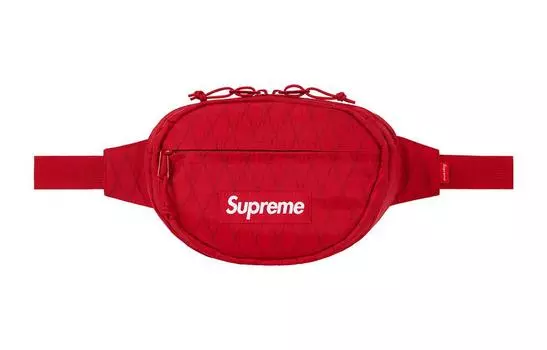 Поясная сумка Supreme FW18, красный