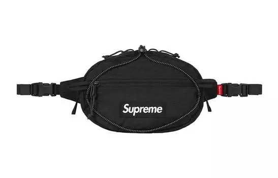 Поясная сумка Supreme унисекс, черный