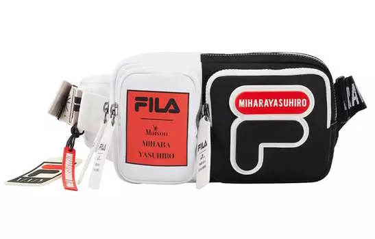 Поясная сумка унисекс FILA, Black/White