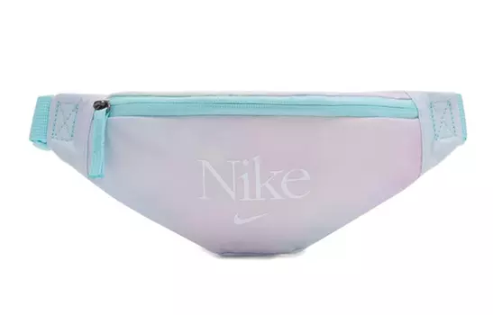 Поясная сумка унисекс Nike, серый/голубой