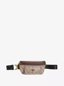 Поясная сумка Vezzola Smart Compact Bum Bag Unisex, бежевый/коричневый