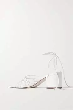 PORTE & PAIRE Кожаные сандалии, белый