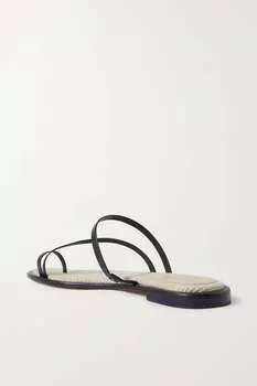 PORTE & PAIRE Кожаные сандалии, черный