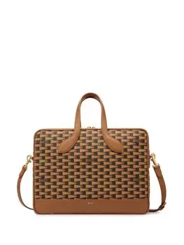 Портфель Pennant с монограммой Bally, коричневый