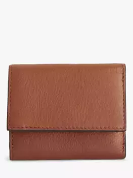 Портмоне John Lewis Leather Medium Tri-Fold, цвет ginger/glaze