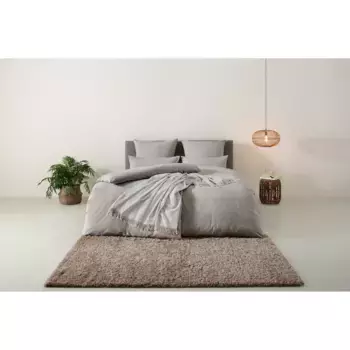 Постельное белье для дома» Melli в размере. 135х200, 155х220 или 200х200 см", постельное белье из хлопка, лен с эффектом меланжа Home Affaire, цвет grau/meliert