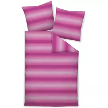 Постельное белье Janine «Mako-Satin45075 05 155x200, 80x80», 5, цвет viva magenta