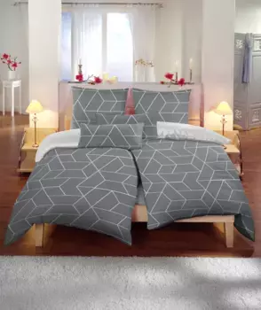 Постельное белье One-Home, серый