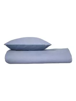 Постельное белье Schiesser set Silva Renforc, синий