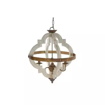 Потолочный светильник Home ESPRIT белая бронза железная ель 40 Вт 63 x 63 x 74 см