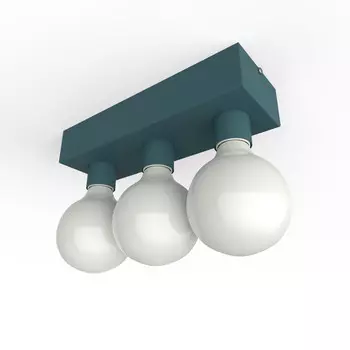 Потолочный светильник Lumicom, 10x30x7,5 см, синий