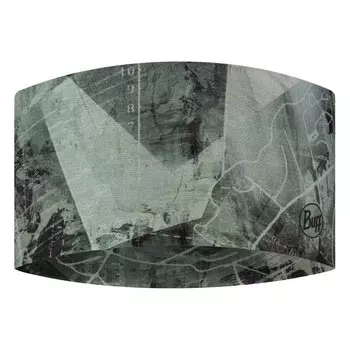 Повязка на голову Buff Coolnet UV Solid, зеленый