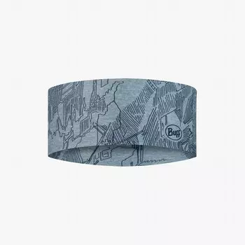 Повязка на голову Buff Coolnet UV Wide, серый