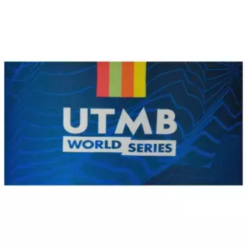 Повязка на голову Buff Coolnet UV Wide UTMB, синий