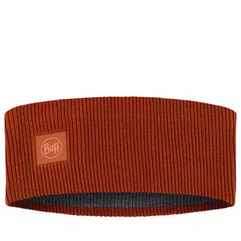 Повязка на голову Buff Crossknit Headband, цвет Cinnamon Brown