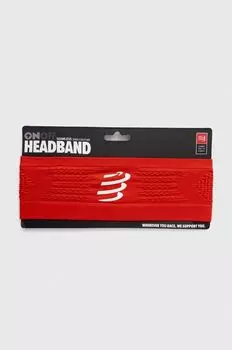 Повязка на голову Compressport, красный