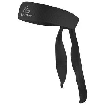 Повязка на голову Lffler Tie Headband TXGrid, черный