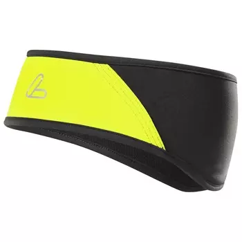 Повязка на голову Lffler Windstopper Headband Flaps, цвет Neon Yellow