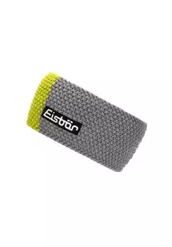Повязка на голову массивной вязки Eisbar, цвет Blitzblau Lime Graumele