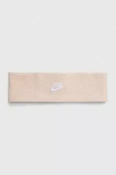 Повязка на голову Nike, бежевый