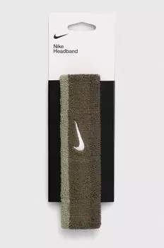 Повязка на голову Nike, зеленый