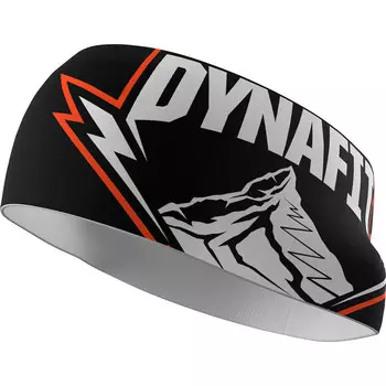 Повязка на голову с графическим эффектом Dynafit, черный