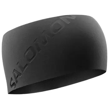 Повязка на голову Salomon RS Pro Headband, цвет Deep Black/Shiny Black