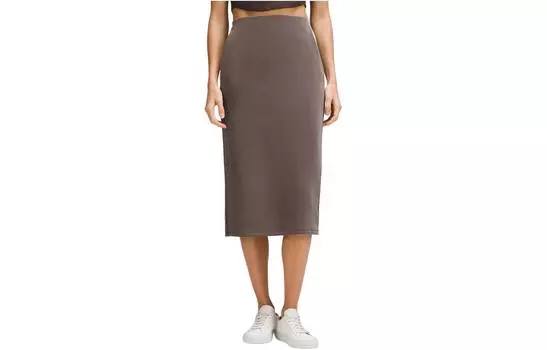 Повседневная длинная юбка женская Lululemon, Espresso