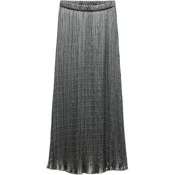 Повседневная длинная юбка женская серая Zara