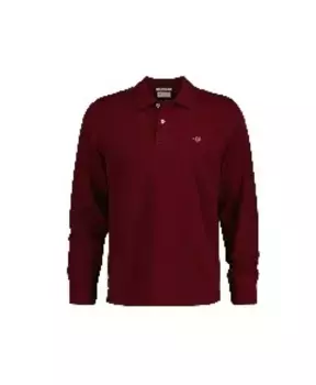 Повседневная рубашка из хлопка Gant, красный