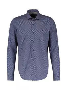 Повседневная рубашка LERROS Regular fit Button Up Shirt, темно-синий