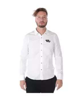 Повседневная рубашка на пуговицах Emporio Armani, белый