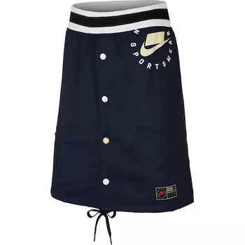 Повседневная юбка женская темно-синяя Nike