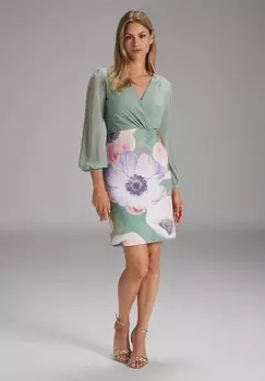 Повседневное платье BEDRUCKTES MIT Swing, цвет light green multi