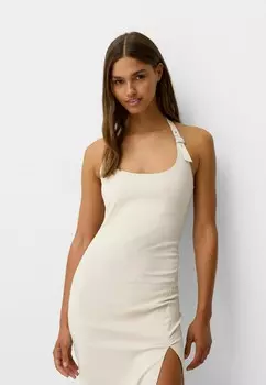 Повседневное платье Bershka, белый