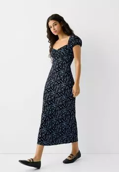 Повседневное платье Bershka, цвет blue