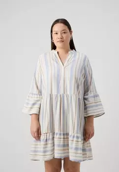 Повседневное платье CARCAMELLIA LIFE 3/4 TUNIC DRESS ONLY Carmakoma, бежевый