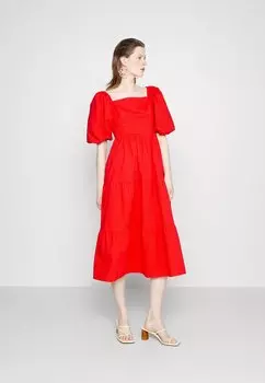 Повседневное платье DKNY, красный