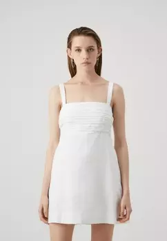 Повседневное платье EMERSON WIDE STRAP SKORT Abercrombie & Fitch, серый