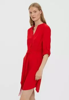 Повседневное платье FOLD-UP Vero Moda, цвет goji berry