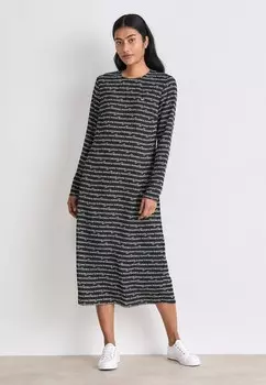 Повседневное платье HYBRID LOGO MIDI DRESS Tommy Jeans, черный