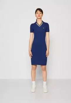 Повседневное платье Lacoste, темно-синий