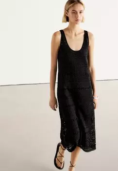 Повседневное платье Massimo Dutti, черный