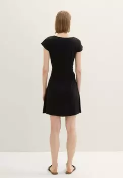 Повседневное платье Mini TOM TAILOR, глубокий черный