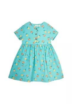 Повседневное платье NAUTICAL WAVE BUTTON FRONT, REGULAR FIT JoJo Maman Bb, синий