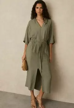 Повседневное платье Reiss, хаки