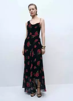 Повседневное платье ROSA Mango, черный