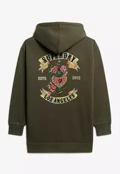 Повседневное платье Superdry, зеленый